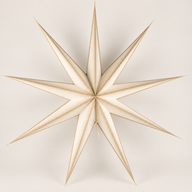 Sterlamp - Super Nova Champagne Glitter Negenpunt - 90 cm
