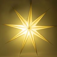 Sterlamp - Super Nova Champagne Glitter Negenpunt - 90 cm