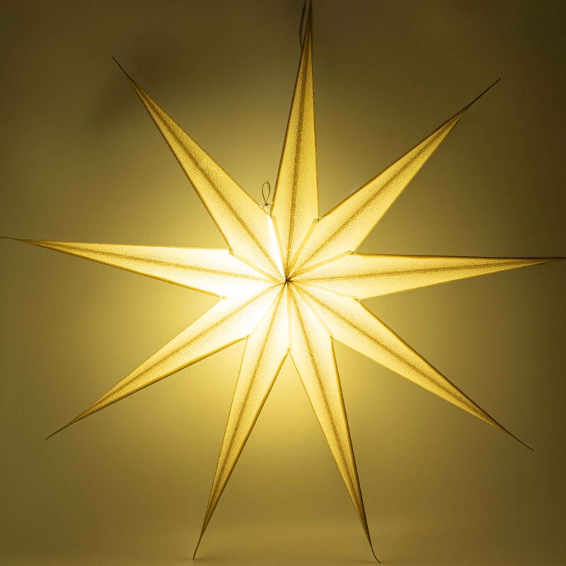 Sterlamp - Super Nova Champagne Glitter Negenpunt - 90 cm