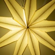 Sterlamp - Super Nova Champagne Glitter Negenpunt - 90 cm
