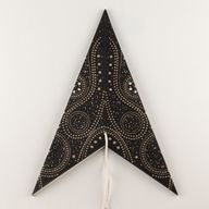 Sterlamp - Zwarte Noorderlicht Zevenpunt - 60 cm