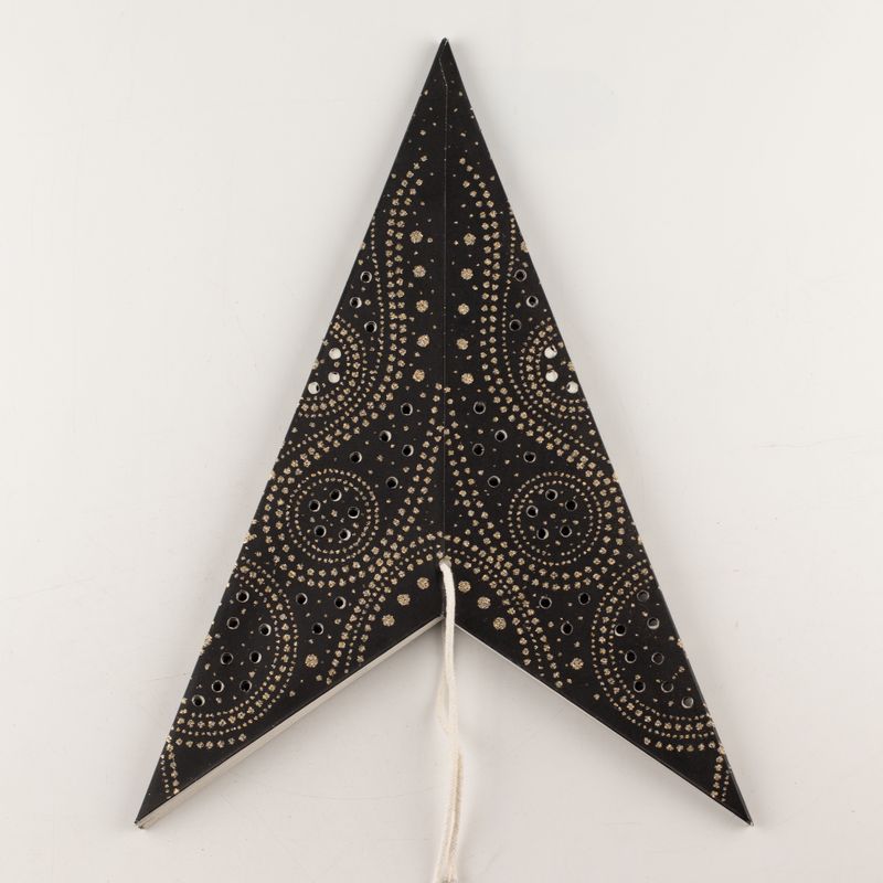Sterlamp - Zwarte Noorderlicht Zevenpunt - 60 cm