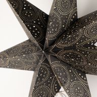 Sterlamp - Zwarte Noorderlicht Zevenpunt - 60 cm