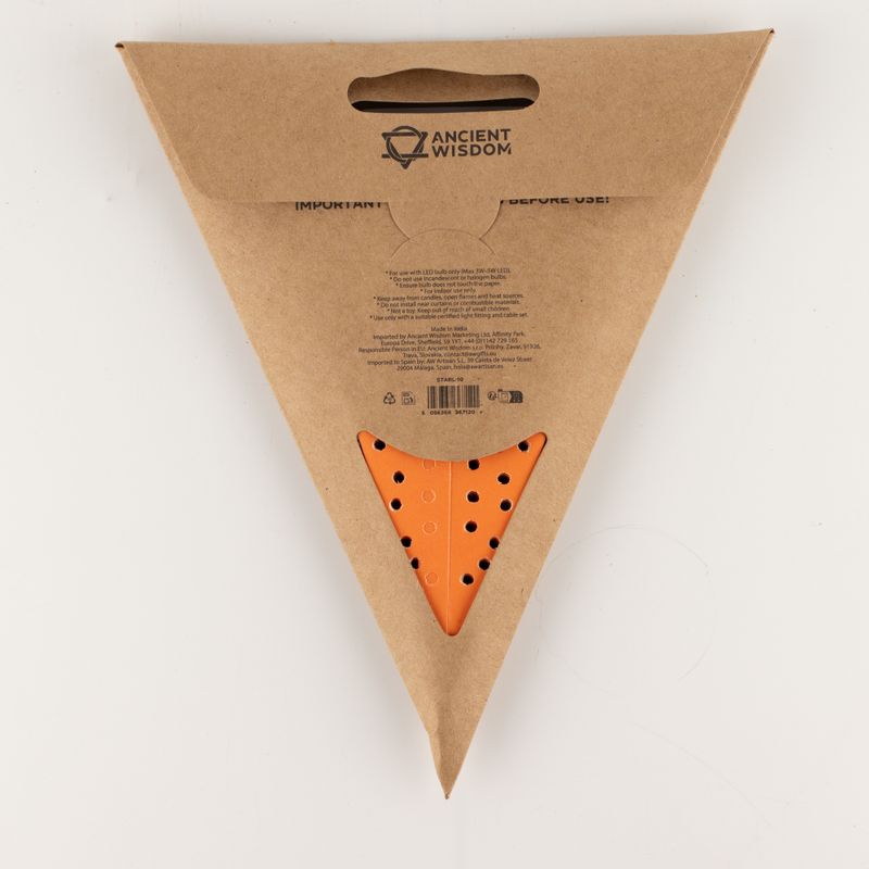 Sterlamp - Oranje Licht Negenpunten - 45 cm