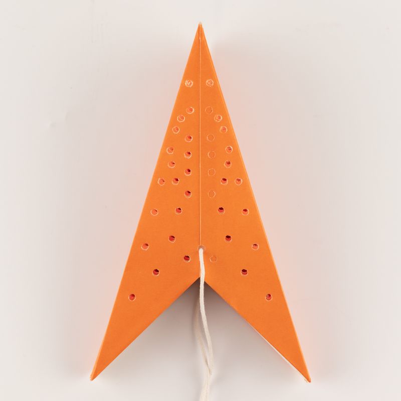 Sterlamp - Oranje Licht Negenpunten - 45 cm