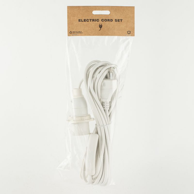 Elektrisch Snoer met Fitting - 4 meter - CE-gecertificeerd