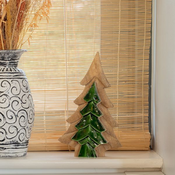 Lost in the Forest – Middelgrote 3D Boom van Mangohout (29x18,5x2,5 cm)