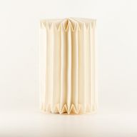 Scandinavische Geplooide Papieren Wandlamp