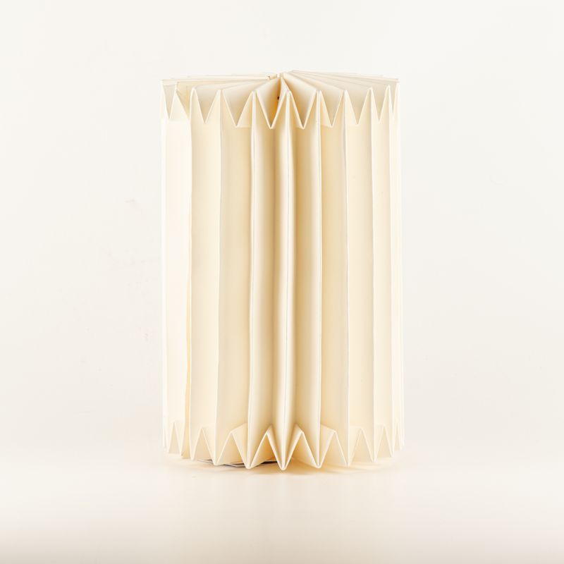 Scandinavische Geplooide Papieren Wandlamp