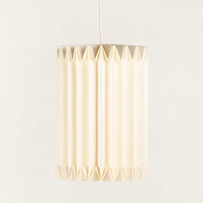 Scandinavische Geplooide Papieren Wandlamp
