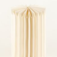Scandinavische Geplooide Papieren Wandlamp