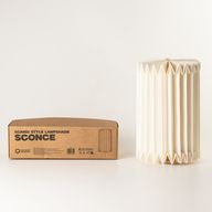 Scandinavische Geplooide Papieren Wandlamp