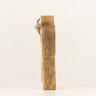 Kleine Halo Engel van Mangohout - Wit Emaille