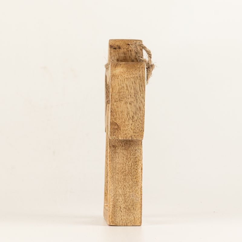 Kleine Halo Engel van Mangohout - Wit Emaille