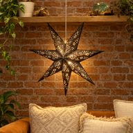 Starterspakket Papieren Sterlampen – 20 Lampenkappen inclusief Kabels & Lampen