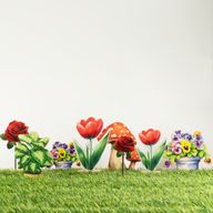 Houten Huisplanten – Mini Viooltje