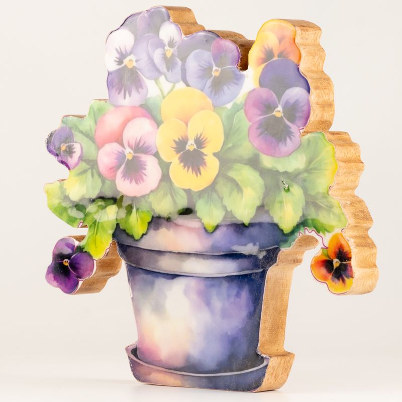 Houten Kamerplanten – Grote Viooltje