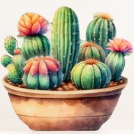 Houten Huisplanten – Grote Cactus Tuin