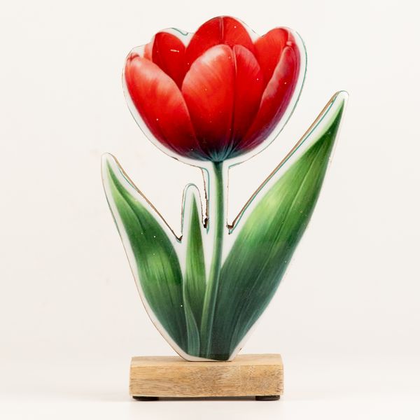 Houten Huisplanten – Grote Tulp