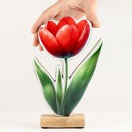 Houten Huisplanten – Grote Tulp