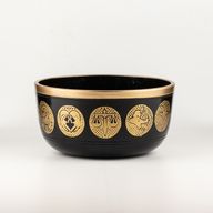 Zwarte Zodiak Schalen – Set van 3 – 15 cm, 19 cm, 20 cm