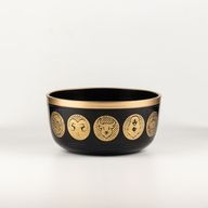 Zwarte Zodiak Schalen – Set van 3 – 15 cm, 19 cm, 20 cm