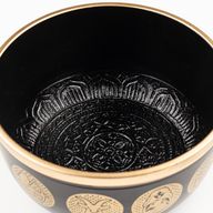 Zwarte Zodiak Schalen – Set van 3 – 15 cm, 19 cm, 20 cm