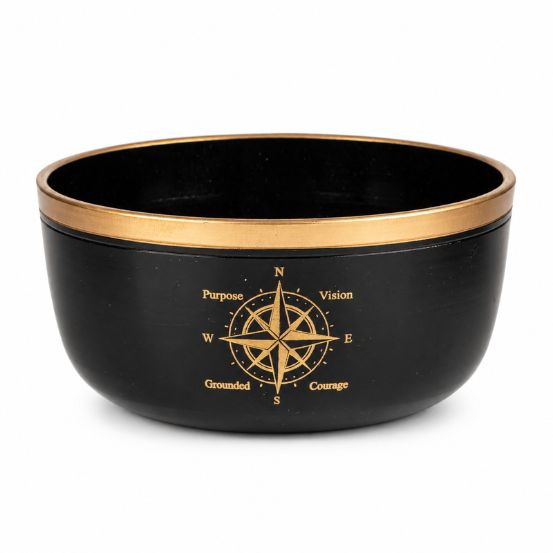 TRUE NORTH – Zwarte Klankschaalset – 15x7,5 cm