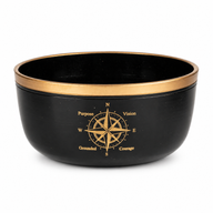 TRUE NORTH – Zwarte Klankschaalset – 15x7,5 cm