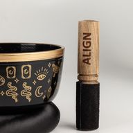 ALIGN – Zwarte Klankschaalset – 15x7,5 cm