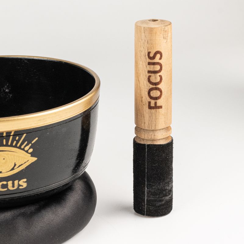 FOCUS – Zwarte Klankschaalset – 15x7,5 cm