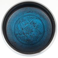 Grote Klankschaal – Dusty Blue – 32x15 cm – Design 1