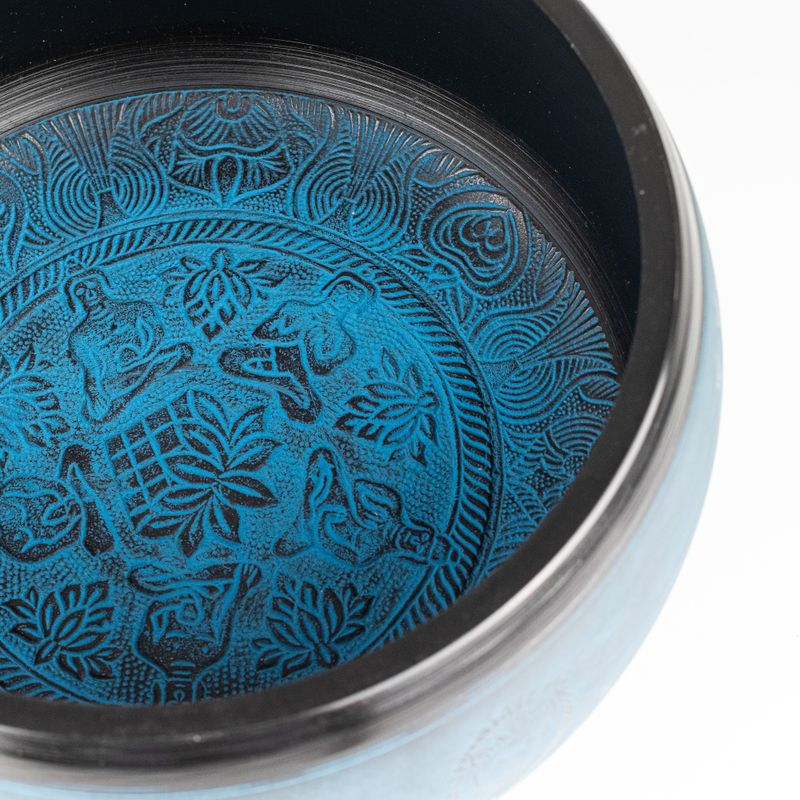 Grote Klankschaal – Dusty Blue – 32x15 cm – Design 1