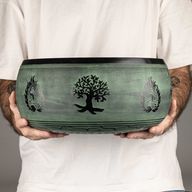 Grote Klankschaal – Salie – 32x15 cm – Design 3