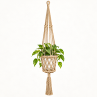 Macramé Plantenhanger - Camel