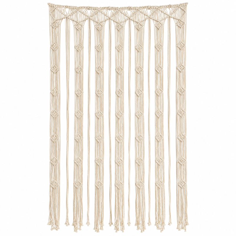 Macramé Gordijn - Naturel