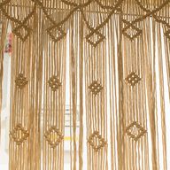 Macramé Gordijn - Camel