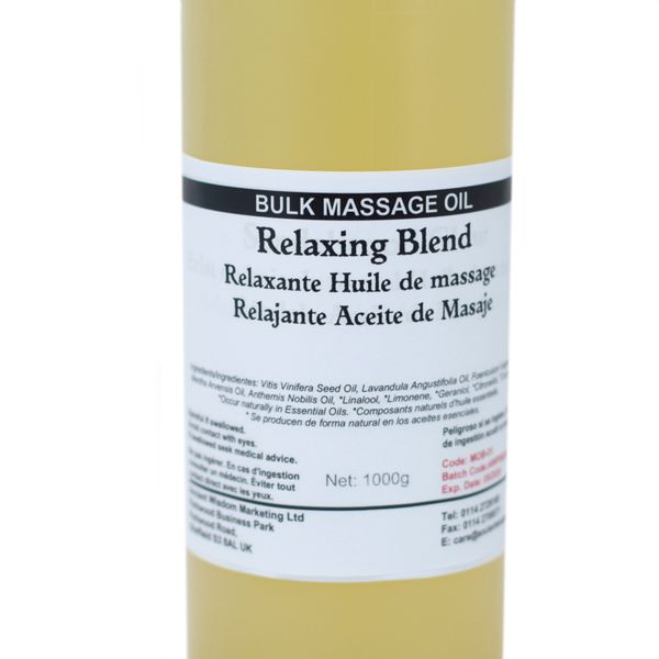 Massage & Bad Olie - 1kg - Ontspanning