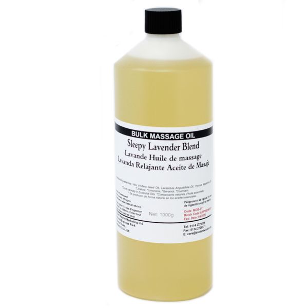 Massage & Bad Olie - 1kg - Lavendel