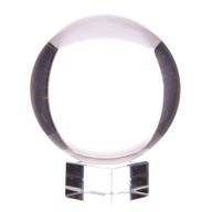 Kristallen Bol op Glazen Sockel - 130mm