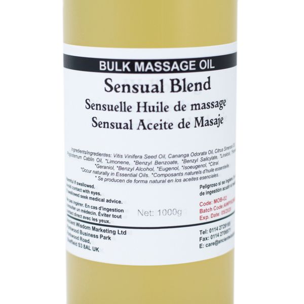 Massage & Bad Olie - 1kg - Sensueel
