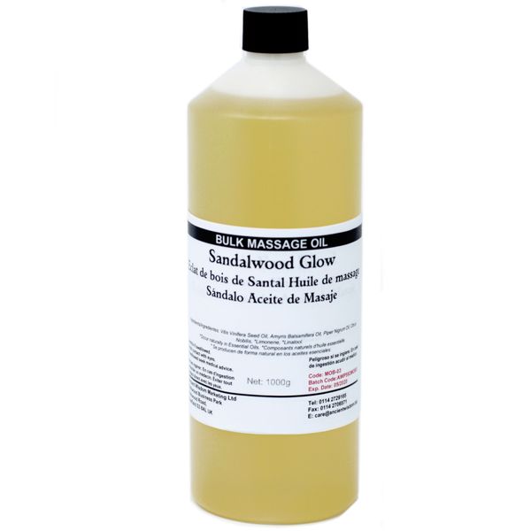 Massage & Bad Olie - 1kg - Sandelhout