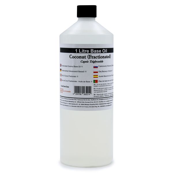 Basis Olie - Gefractioneerde kokos Olie - 1 Liter