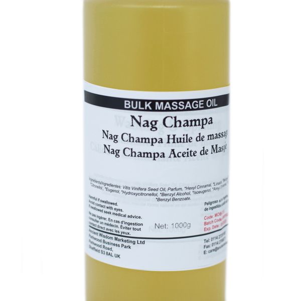 Massage & Bad Olie - 1kg - Nag Champa