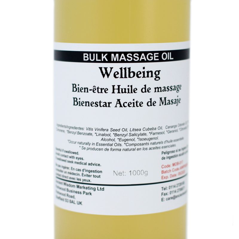 Massage & Bad Olie - 1kg - Welzijn