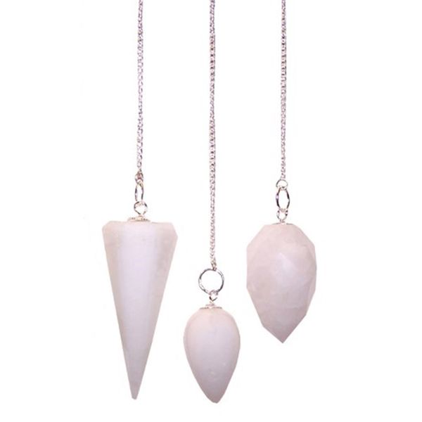 Magische Edelstenen Pendel - Sneeuw Quartz