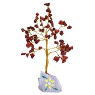 Indiase Edelstenen Boom - Rode jaspis - 80 Stenen