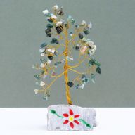 Indiase Edelstenen Boom - Moss Agaat - 80 Stenen