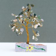 Indiase Edelstenen Boom - Agaat - 80 Stenen