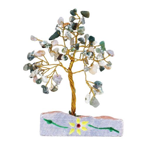 Indiase Edelstenen Boom - Agaat - 80 Stenen